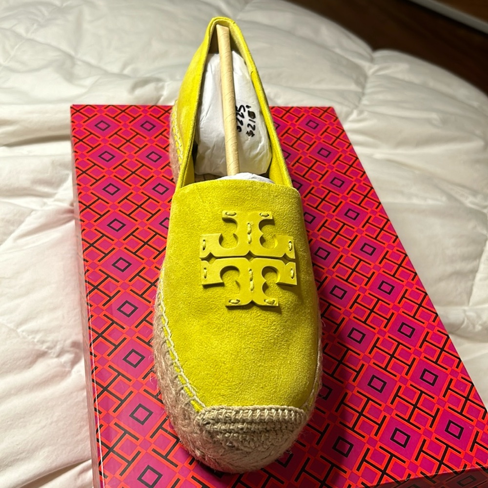 Everly platform espadrille suede royal suede